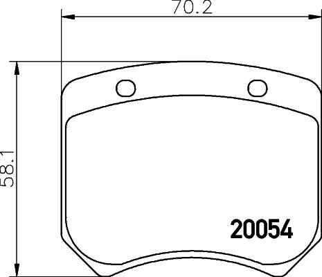 Textar 2005402 - Гальмівні колодки, дискові гальма autocars.com.ua