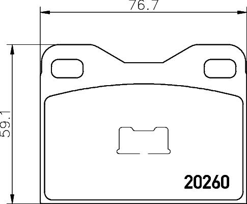 Textar 2026003 - Гальмівні колодки, дискові гальма autocars.com.ua