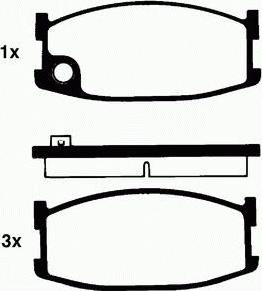 Textar 2068502 - Тормозные колодки, дисковые, комплект autodnr.net