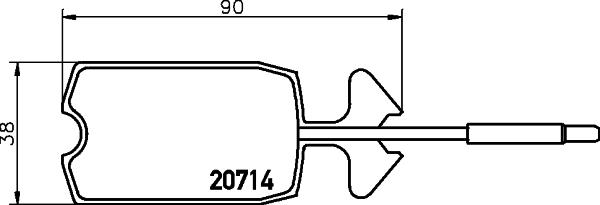 Textar 2071403 - Гальмівні колодки, дискові гальма autocars.com.ua