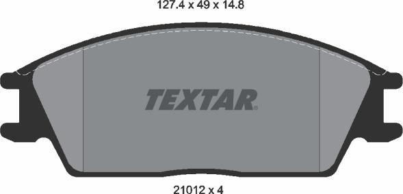 Textar 89009900 - Комплект гальм, дисковий гальмівний механізм autocars.com.ua