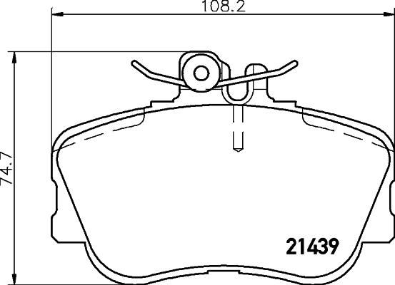 Textar 2143909 - Гальмівні колодки, дискові гальма autocars.com.ua