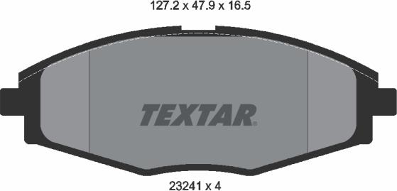 Textar 89014100 - Дисковый тормозной механизм, комплект autodnr.net