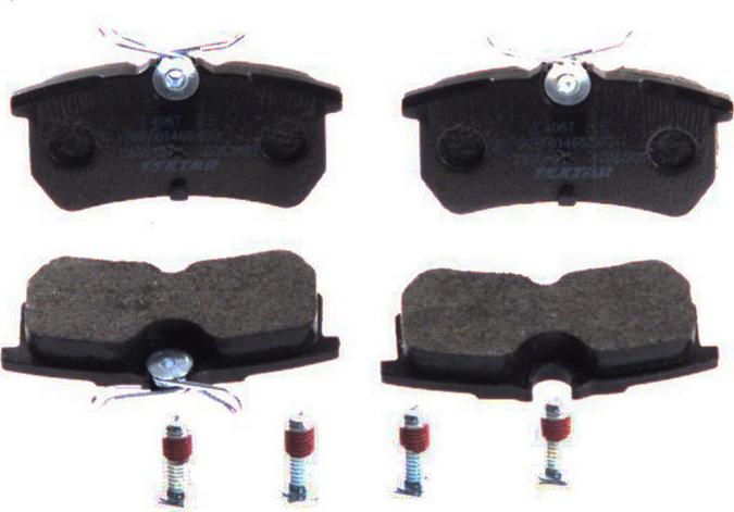 Textar 2335301 - Гальмівні колодки, дискові гальма autocars.com.ua