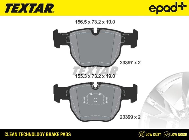 Textar 2339703CP - Гальмівні колодки, дискові гальма autocars.com.ua