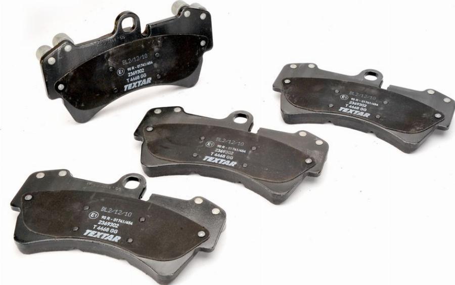 Textar 2369302 - Гальмівні колодки, дискові гальма autocars.com.ua