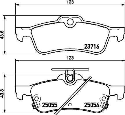 Textar 2371602 - Гальмівні колодки, дискові гальма autocars.com.ua