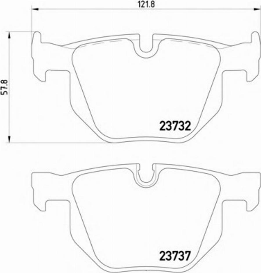 Textar 2373291 - Тормозные колодки, дисковые, комплект autodnr.net