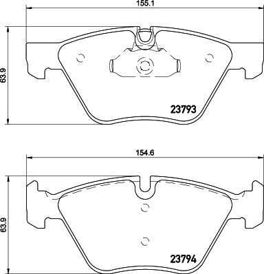 Textar 2379305 - Гальмівні колодки, дискові гальма autocars.com.ua