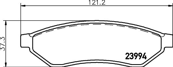 Textar 2399404 - Гальмівні колодки, дискові гальма autocars.com.ua