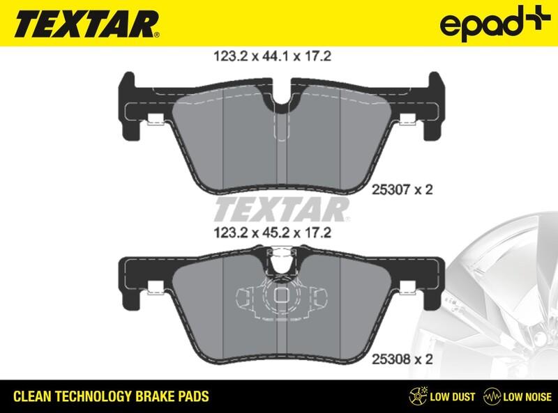 Textar 2530701CP - Гальмівні колодки, дискові гальма autocars.com.ua