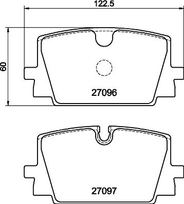 Textar 2709601 - Гальмівні колодки, дискові гальма autocars.com.ua