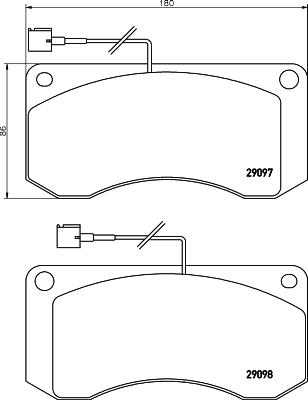 Textar 2909702 - Тормозные колодки, дисковые, комплект autodnr.net