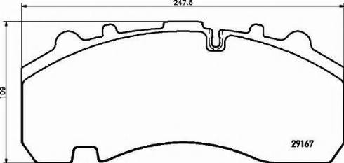 FTE 9500133 - Тормозные колодки, дисковые, комплект autodnr.net