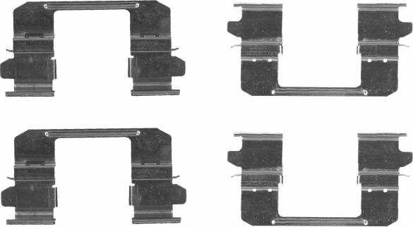 Textar 82542600 - Комплектуючі, колодки дискового гальма autocars.com.ua