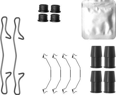 Textar 82558500 - Комплектуючі, колодки дискового гальма autocars.com.ua