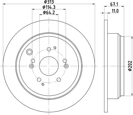 Textar 92297403 - Гальмівний диск autocars.com.ua