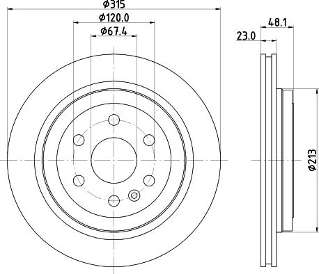 Textar 92328305 - Гальмівний диск autocars.com.ua