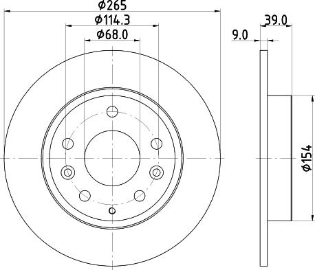 Textar 92342103 - Гальмівний диск autocars.com.ua