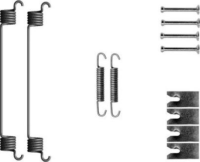 Textar 97049700 - Комплектуючі, барабанний гальмівний механізм autocars.com.ua