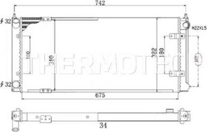 Thermotec D7W028TT - Радиатор, охлаждение двигателя avtokuzovplus.com.ua