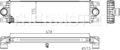 Thermotec DAR002TT - Интеркулер autocars.com.ua