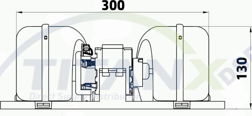 TITANX BL179001 - Вентилятор салону autocars.com.ua