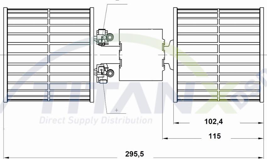 TITANX BL359005 - Вентилятор салону autocars.com.ua