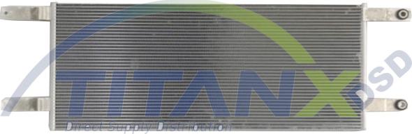 TITANX CD149008 - Конденсатор, кондиціонер autocars.com.ua