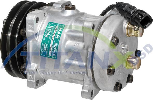 TITANX CM139003 - Компресор, кондиціонер autocars.com.ua