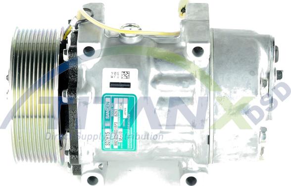 TITANX CM169006 - Компресор, кондиціонер autocars.com.ua