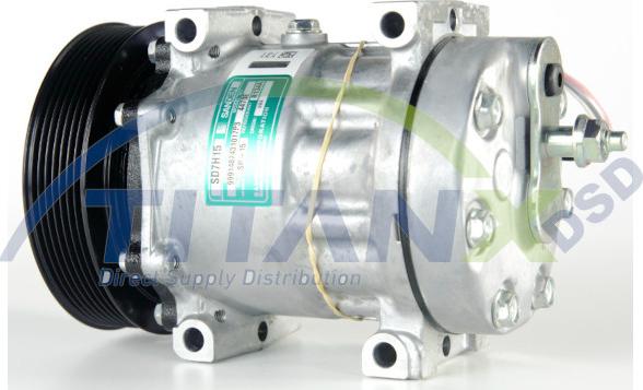 TITANX CM179003 - Компресор, кондиціонер autocars.com.ua