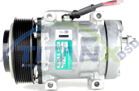 TITANX CM179005 - Компресор, кондиціонер autocars.com.ua