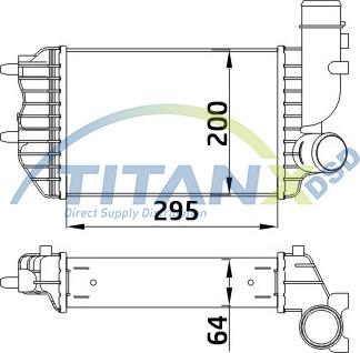 TITANX IC359003 - Интеркулер autocars.com.ua