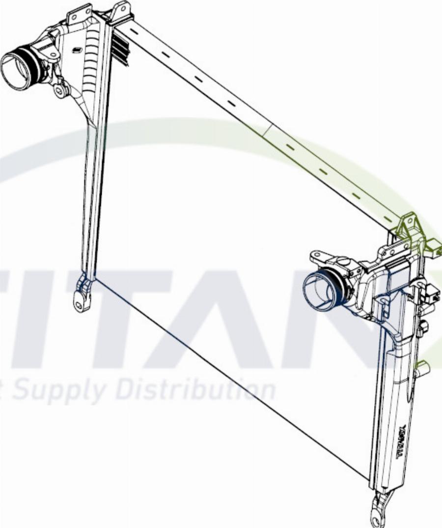 TITANX IX119010 - Интеркулер autocars.com.ua