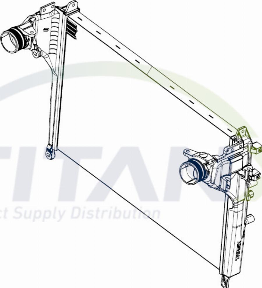 TITANX IX119011 - Интеркулер autocars.com.ua