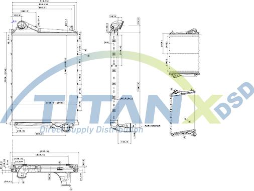 TITANX IX129006 - Интеркулер autocars.com.ua