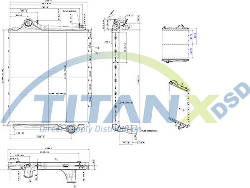 TITANX IX129007 - Интеркулер autocars.com.ua