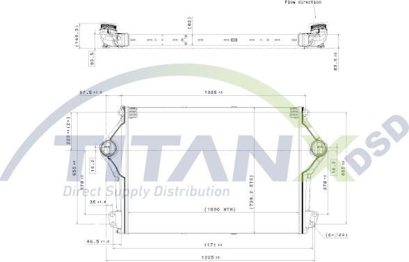 TITANX IX149003 - Интеркулер autocars.com.ua