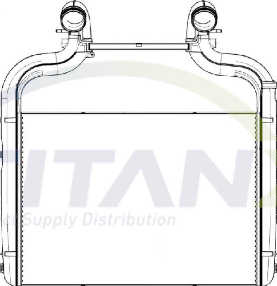 TITANX IX179003 - Интеркулер autocars.com.ua