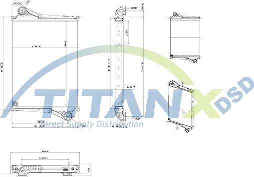 TITANX IX609005 - Интеркулер autocars.com.ua