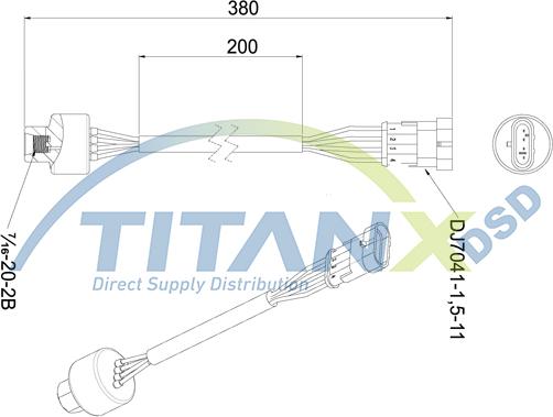 TITANX PR159001 - Пневматичний вимикач, кондиціонер autocars.com.ua