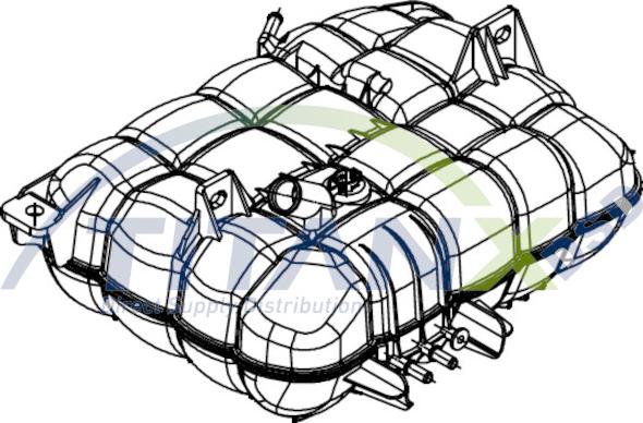 TITANX XT129005 - Компенсаційний бак, охолоджуюча рідина autocars.com.ua