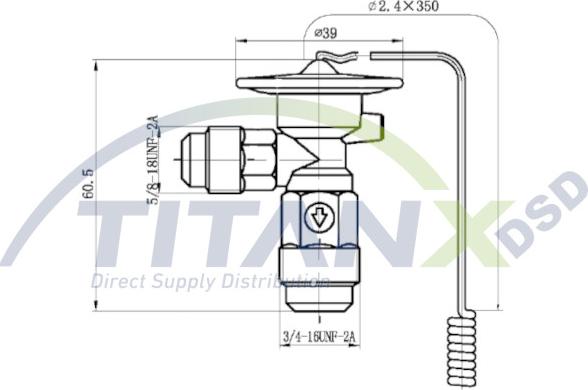 TITANX XV909002 - Розширювальний клапан, кондиціонер autocars.com.ua
