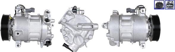 TMI AC01069 - Компресор, кондиціонер autocars.com.ua