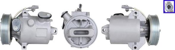 TMI AC01072 - Компресор, кондиціонер autocars.com.ua