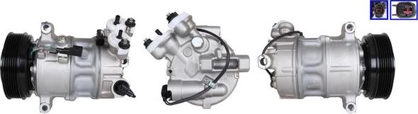 TMI AC01073 - Компресор, кондиціонер autocars.com.ua