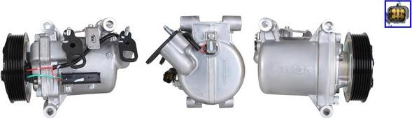 TMI AC01081 - Компресор, кондиціонер autocars.com.ua