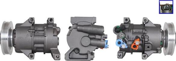 TMI AC01242 - Компресор, кондиціонер autocars.com.ua