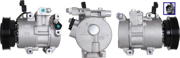 TMI AC01297 - Компресор, кондиціонер autocars.com.ua